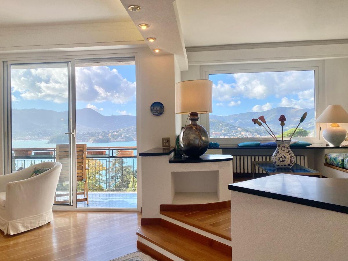 Welcome Riviera - Paradiso 12-Ultimo Restauro Nel 2025-Vista Mare Stupenda-Balcone Con Vista Meravigliosa Piu' Terrazza Solarium Sovrastante Di 70 Mq Esterna Rapallo Buitenkant foto