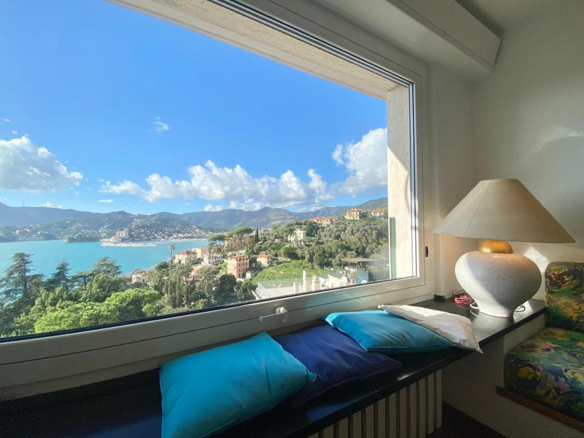 Welcome Riviera - Paradiso 12-Ultimo Restauro Nel 2025-Vista Mare Stupenda-Balcone Con Vista Meravigliosa Piu' Terrazza Solarium Sovrastante Di 70 Mq Esterna Rapallo Buitenkant foto