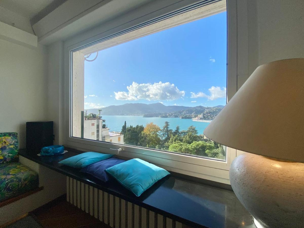 Welcome Riviera - Paradiso 12-Ultimo Restauro Nel 2025-Vista Mare Stupenda-Balcone Con Vista Meravigliosa Piu' Terrazza Solarium Sovrastante Di 70 Mq Esterna Rapallo Buitenkant foto